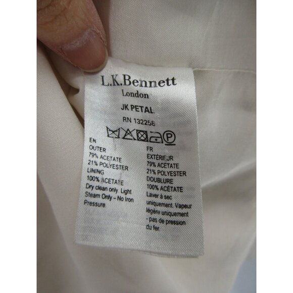 LK Bennett Blazer 12 Open Jacket Coat Preppy Business Career * - Picture 11 of 12